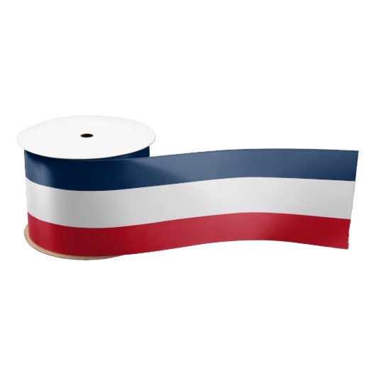 Französische Flagge Satinband (Spule)