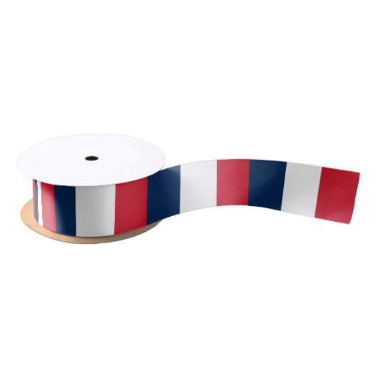 Französische Flagge Satinband (Spule)