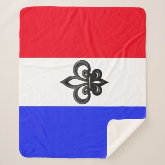 Französische Flagge Sherpadecke (Vorderseite)
