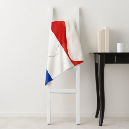 Französische Flagge Sherpadecke