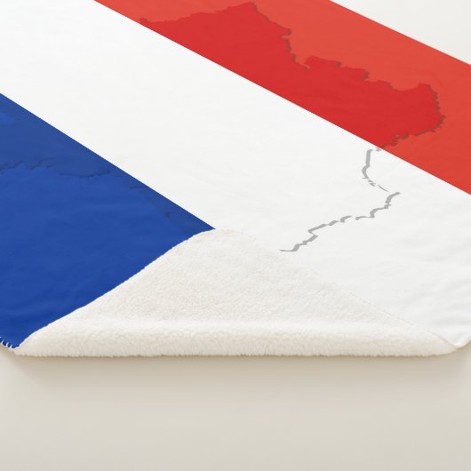 Französische Flagge Sherpadecke (3/4)