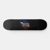Französische Flagge Skateboard (Horizontal)