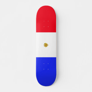 Französische Flagge Skateboard