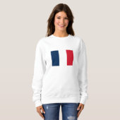 Französische Flagge Sweatshirt (Vorne ganz)