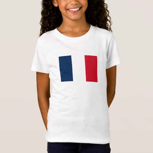 Französische Flagge T-Shirt (Vorderseite)
