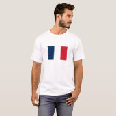 Französische Flagge T-Shirt (Vorne ganz)