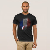 Französische Flagge T-Shirt (Vorne ganz)