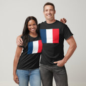 Französische Flagge T-Shirt (Unisex)