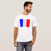 Französische Flagge T-Shirt (Vorne ganz)