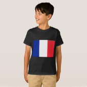 Französische Flagge T-Shirt (Vorne ganz)