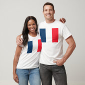 Französische Flagge T-Shirt (Unisex)