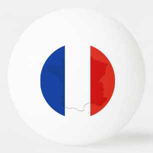 Französische Flagge Tischtennisball