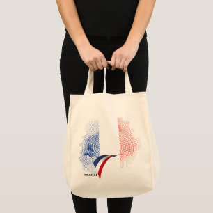 Französische Flagge Tragetasche