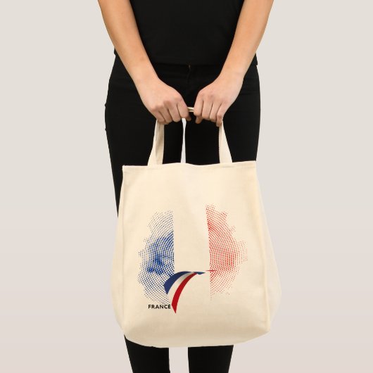 Französische Flagge Tragetasche (Vorderseite (Produkt))