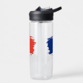 Französische Flagge Trinkflasche (Links)