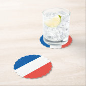 Französische Flagge Untersetzer (Vor Ort)