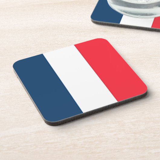 Französische Flagge Untersetzer (Linke Seite)