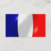 Französische Flagge Visitenkarte (Vorderseite)