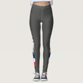 Französische Flaggen-Leggings für Leggings (Vorderseite)
