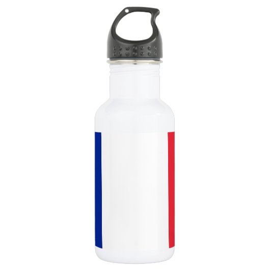 Französische Flasche für die Flaggenfreigabe Trinkflasche (Vorderseite)