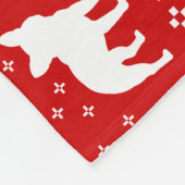 Französische Fleecedecke (Ecke)