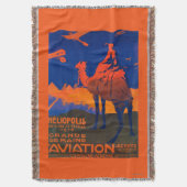 Französische Fluglinien-förderndes Plakat Decke (Vorderseite Vertikal)