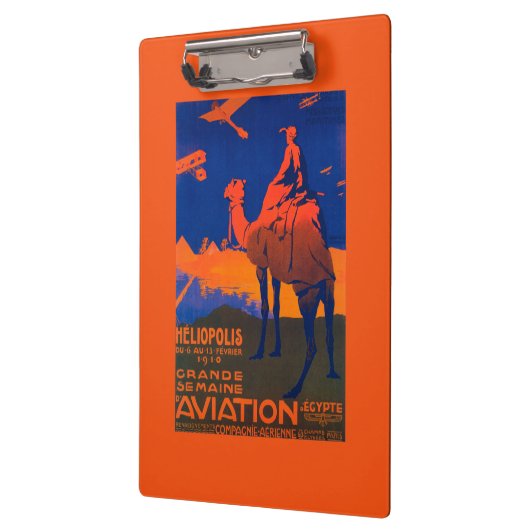 Französische Fluglinien-förderndes Plakat Klemmbrett (Links)