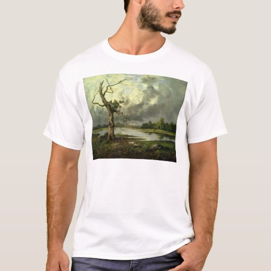 Französische Fluss-Landschaft T-Shirt (Vorderseite)