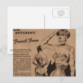 Französische Form Postkarte (Vorne/Hinten)