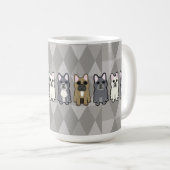 Französische Freunde Kaffeetasse (VorderseiteRechts)