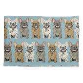 Französische Freunde Kissenbezug (Rückseite)