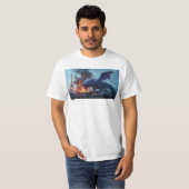 Französische Fries, irgendjemand? Drachenkunst T-Shirt (Vorne ganz)