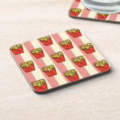 Französische Fries-Muster-Untersetzer Untersetzer (Linke Seite)