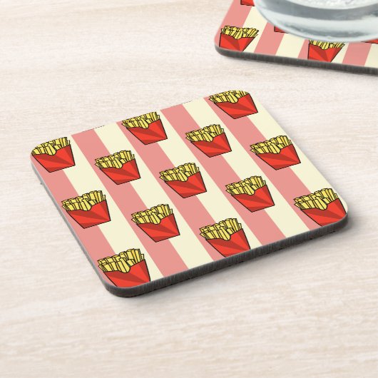 Französische Fries-Muster-Untersetzer Untersetzer (Linke Seite)