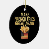 Französische Fries wieder großartig köstlich lusti Keramik Ornament (Rechts)