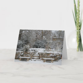 Französische Frohe Festtage Feiertagskarte