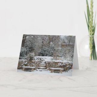 Französische Frohe Festtage Feiertagskarte