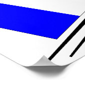 Französische Fußballmannschaft Poster (Ecke)