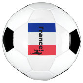 Französische Fußballspielerin, die Punkto als Ball (Gedreht)