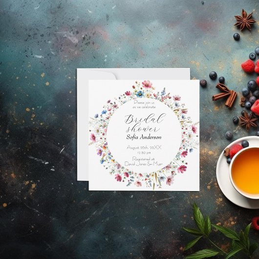 Französische Gartenanlage Party Blume Einladung