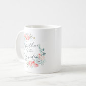 Französische Gartenblumen-Pfingstrose-Mutter der B Kaffeetasse (Vorderseite Links)