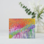 Französische Gartenkunst auf Postkarte (Stehend Vorderseite)