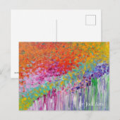 Französische Gartenkunst auf Postkarte (Vorne/Hinten)