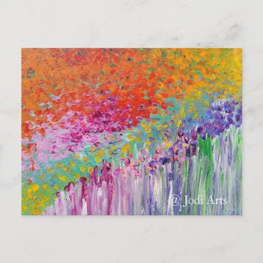 Französische Gartenkunst auf Postkarte (Vorderseite)