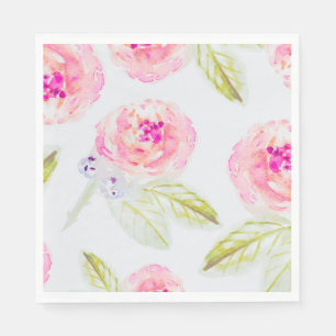 Französische Gartenparty-Brautabschied Serviette