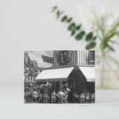 Französische Gaststätte Postkarte (Stehend Vorderseite)