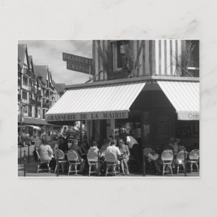 Französische Gaststätte Postkarte