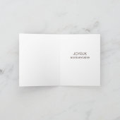 Französische Geburtstagskarte - Joyeux Jahrestag Karte (Innenseite)