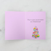 Französische Geburtstagskuppenkarte Karte (Innenseite)