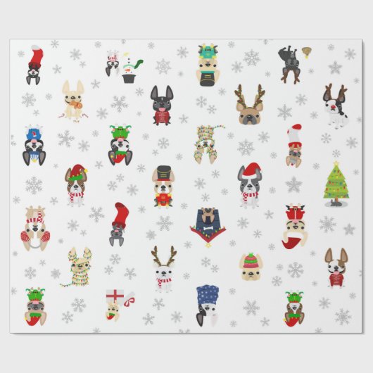 Französische Geschenkpapier (Flach)